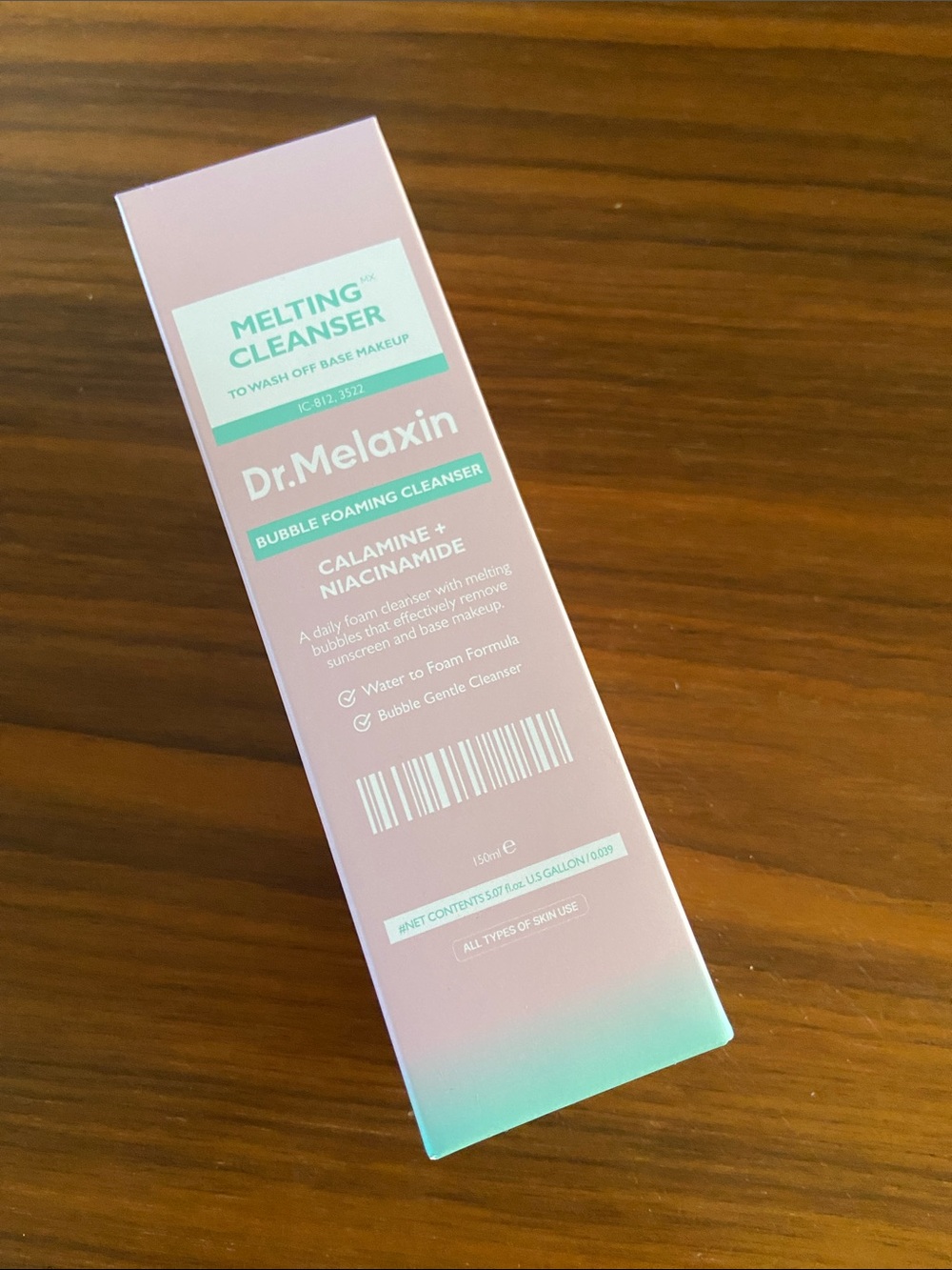 Dr Melaxin Melting Cleanser Bubble Foaming Cleanser - Pink